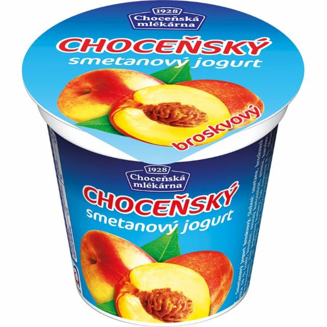 Fotografie - Choceňský smetanový jogurt broskvový