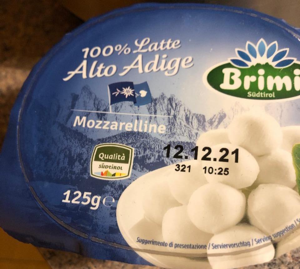 Fotografie - Mozzarelline 100% Latte Alto Adige Brimi