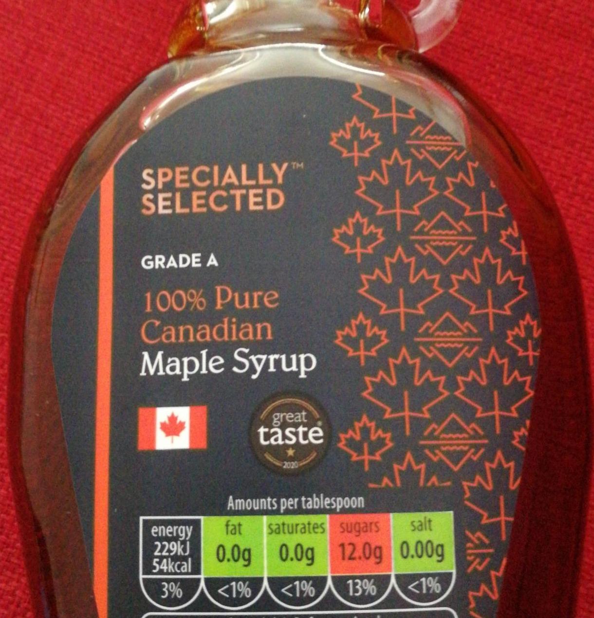 Fotografie - 100% Pure Canadian Maple Syrup Specially selected