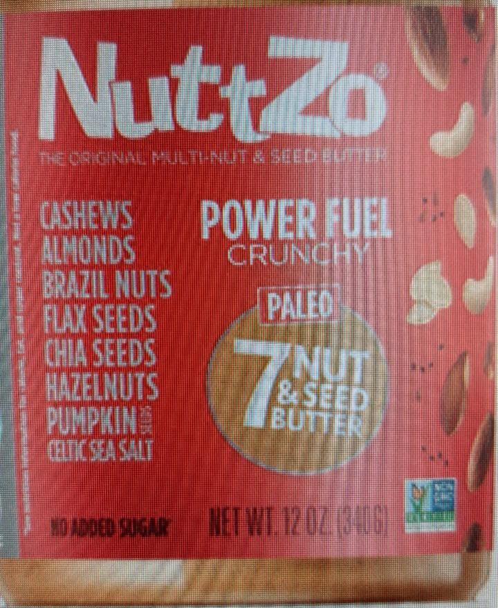 Fotografie - Power Fuel Crunchy natural Paleo 7nut & seed butter NuttZo
