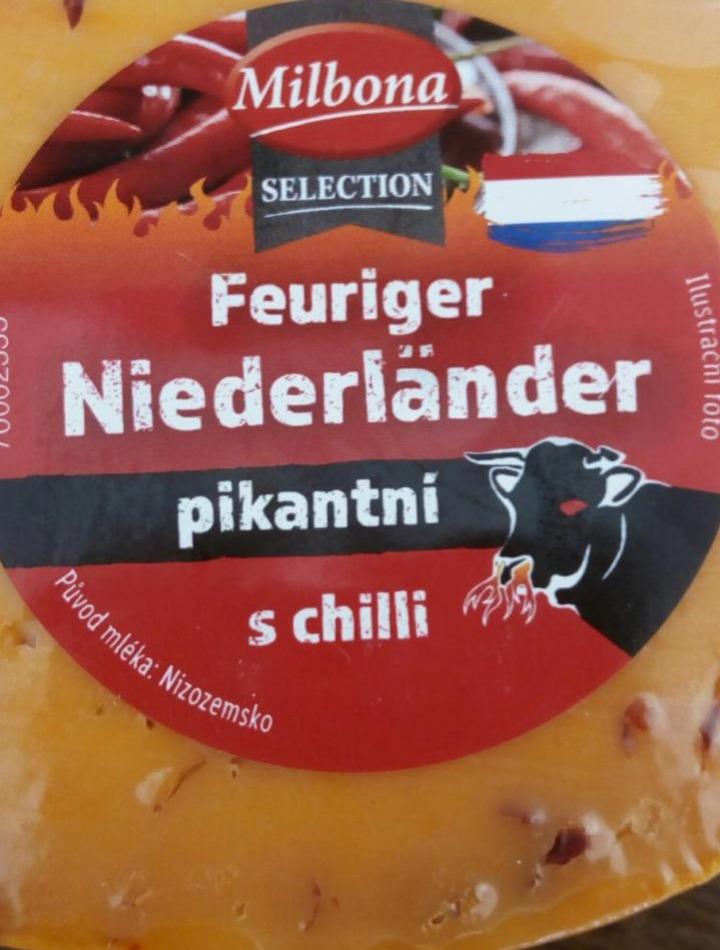 Fotografie - Feuriger Niederländer pikantní s chilli Milbona