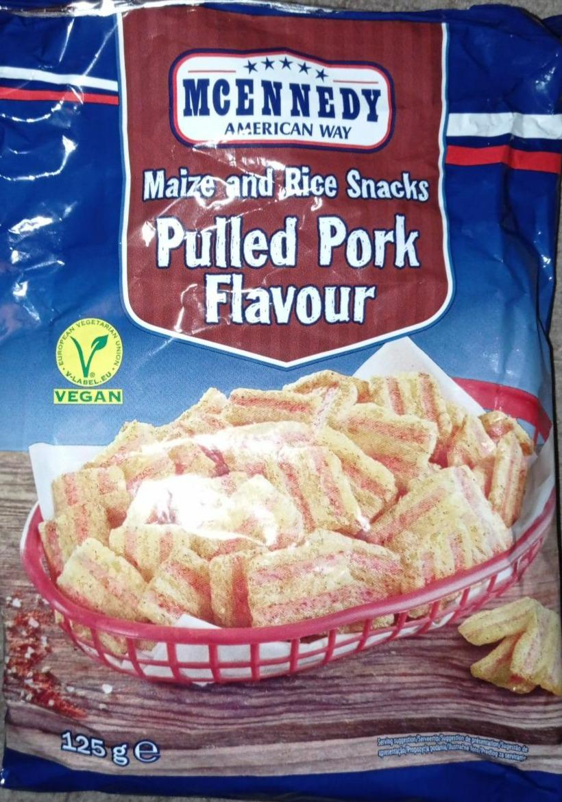 Fotografie - Maize and Rice Snacks Pulled Pork Flavour McEnnedy