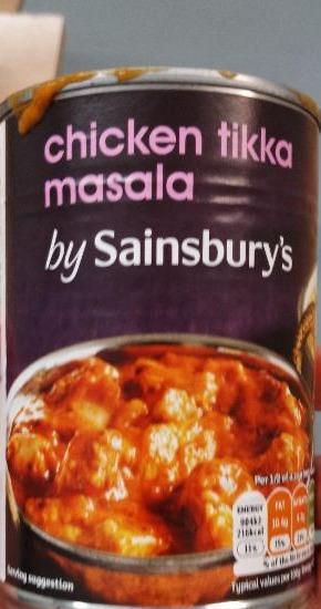 Fotografie - chicken tikka masala by Sainsbury's