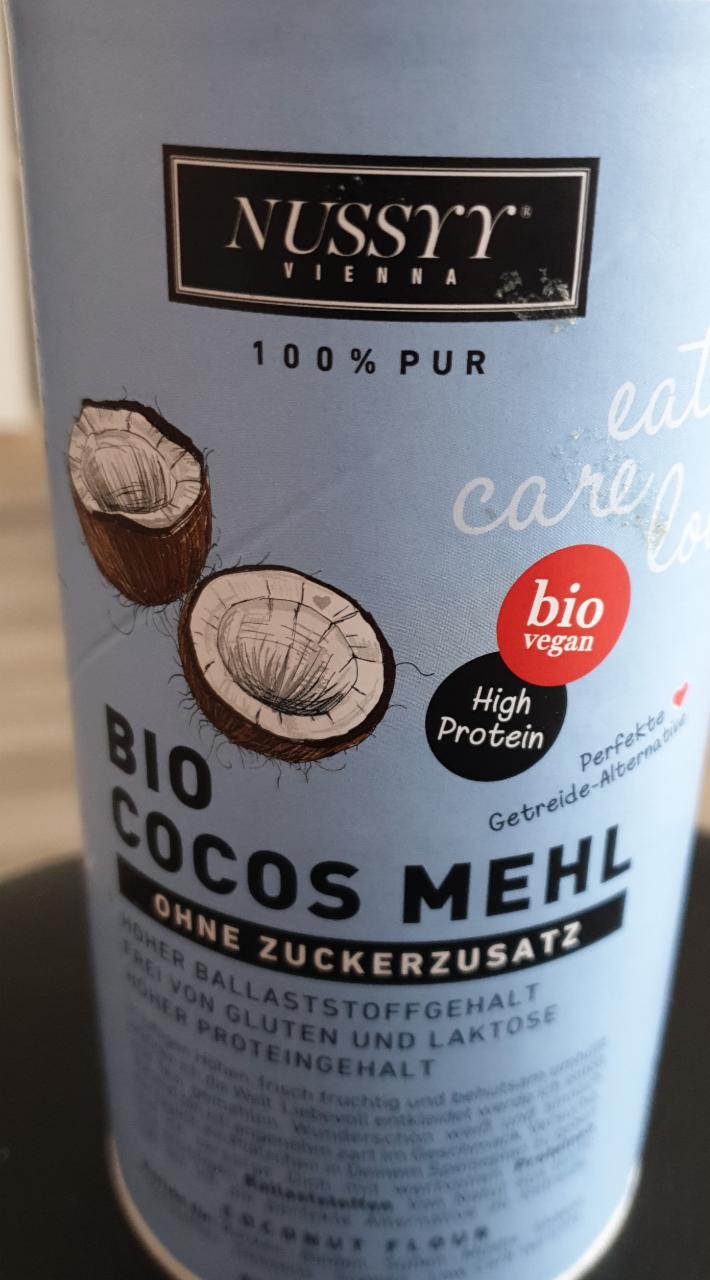 Fotografie - Bio Cocos Mehl ohne Zucker/ Bio kokosová mouka bez cukru Nussyy Vienna