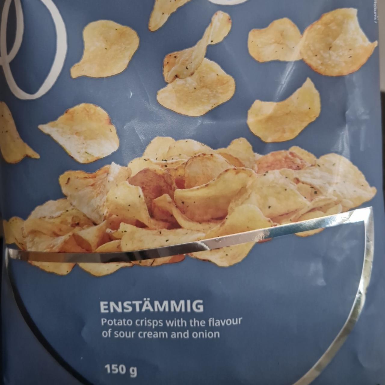 Fotografie - ENSTÄMMIG Potato crisps with the flavour of sour cream and onion Ikea