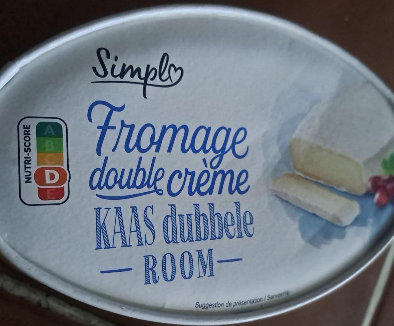 Fotografie - Fromage double crème Simpl