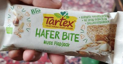 Fotografie - BIO Hafer Bite Nuss Flapjack - Tartex