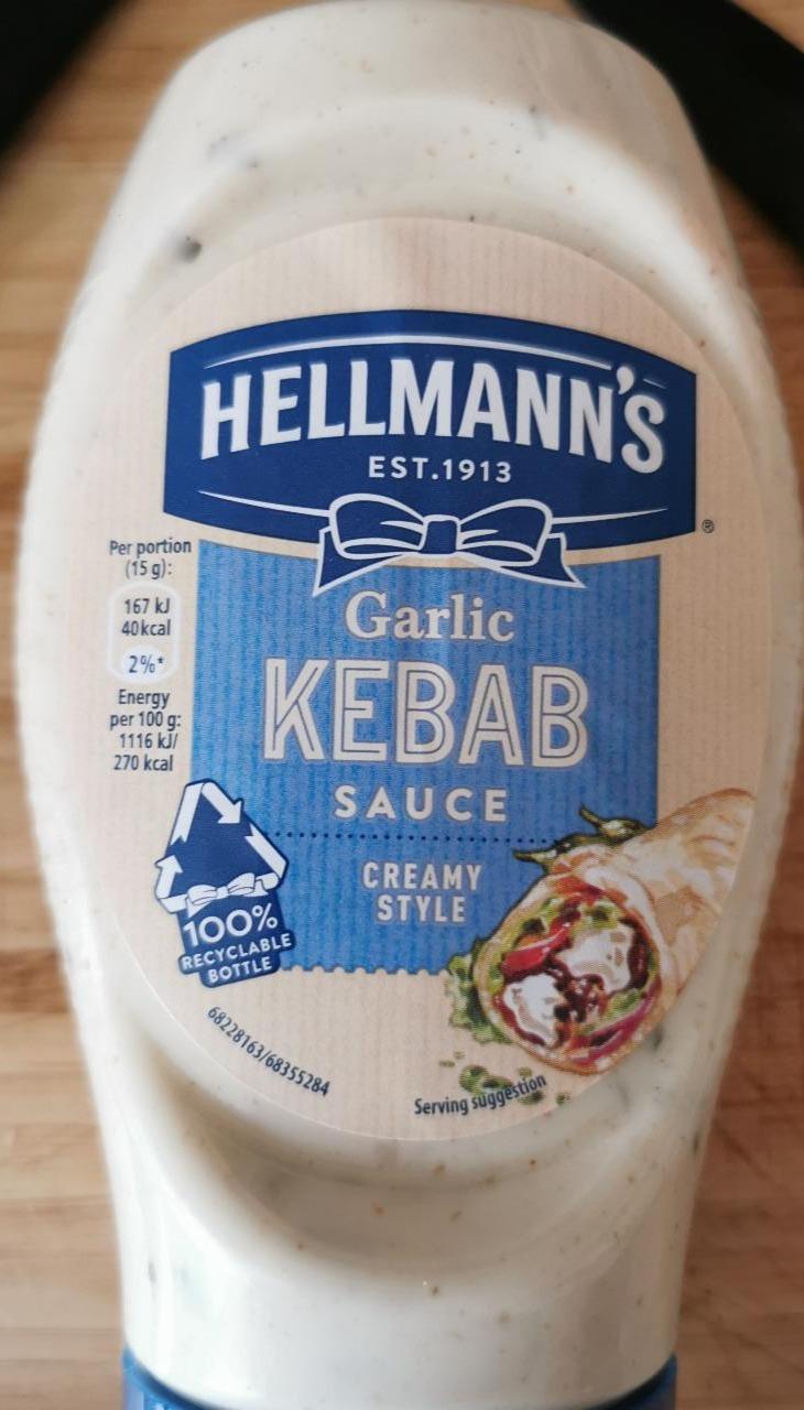 Fotografie - Garlic Kebab Sauce Hellmann's