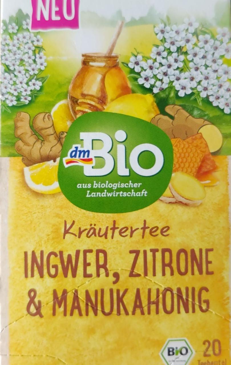 Fotografie - Kräutertee Ingwer, Zitrone & Manukahong dmBio