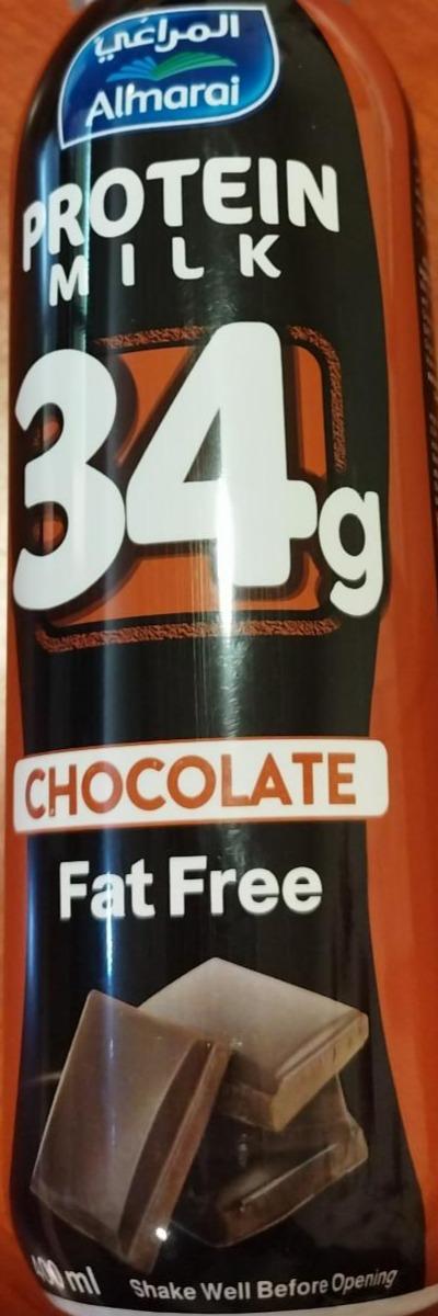 Fotografie - Protein Milk 34g Chocolate Fat Free Almarai