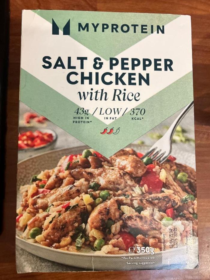 Fotografie - Salt & Pepper Chicken with Rice Myprotein