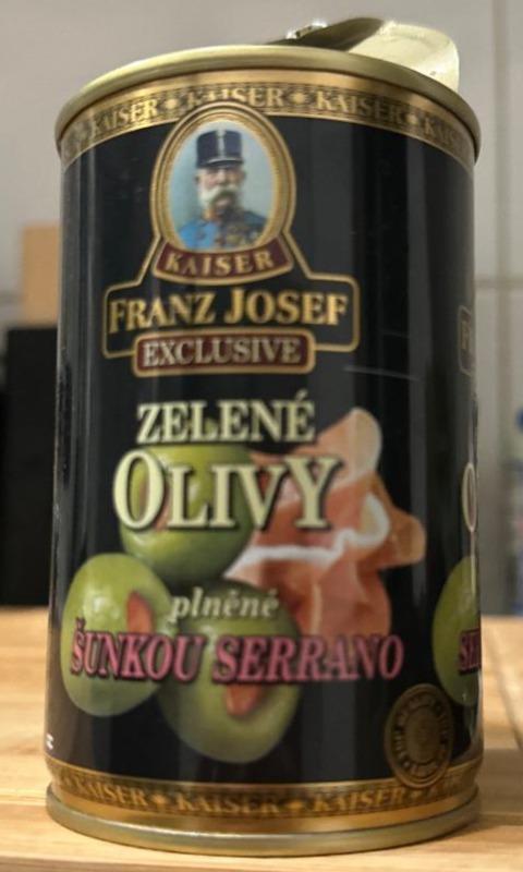 Fotografie - Zelené olivy plněné šunkou Serrano Kaiser Franz Josef