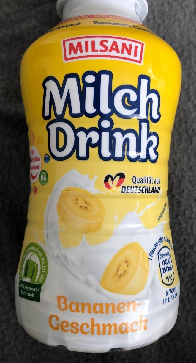 Fotografie - Milch Drink BananenGeschmack Milsani