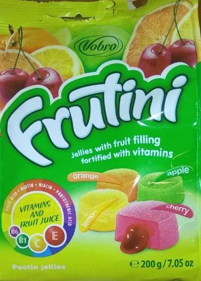 Fotografie - Fruitini Jellies with fruit filling fortified with vitamins Vobro