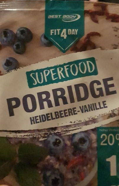 Fotografie - Superfood Porridge:Blueberry- Vanille Best Body