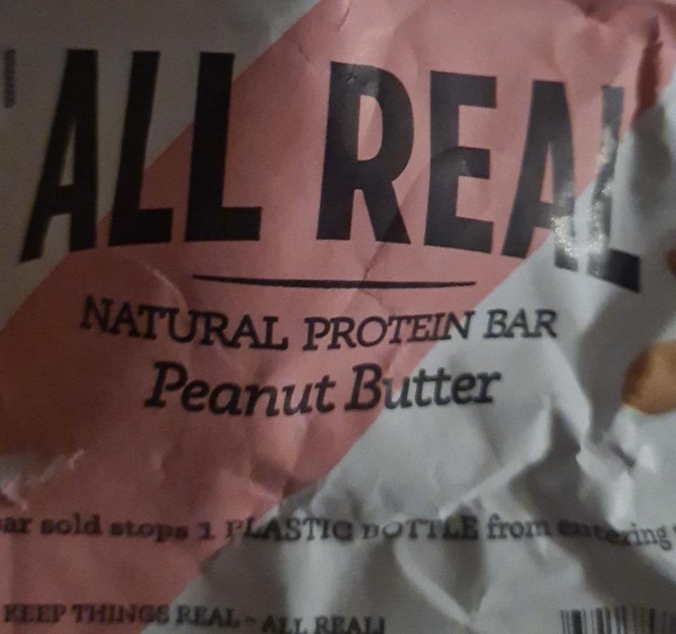 Fotografie - Natural Protein Bar Peanut Butter All Real