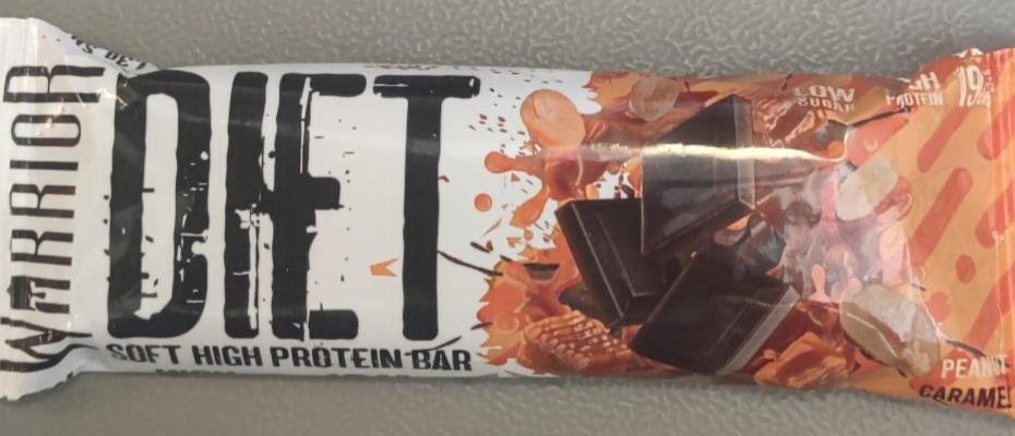 Fotografie - Diet Protein Bar Peanut Caramel Warrior