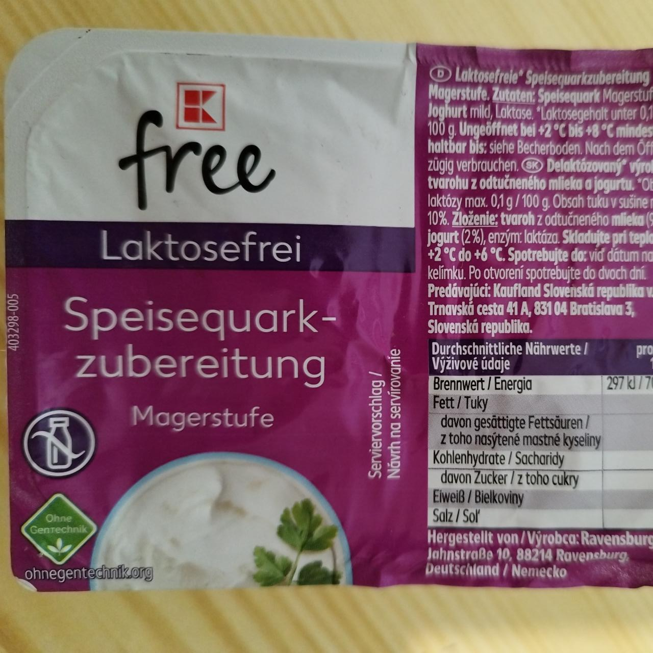 Fotografie - Speisequark zubereitung Magerstufe Laktosefrei K-free