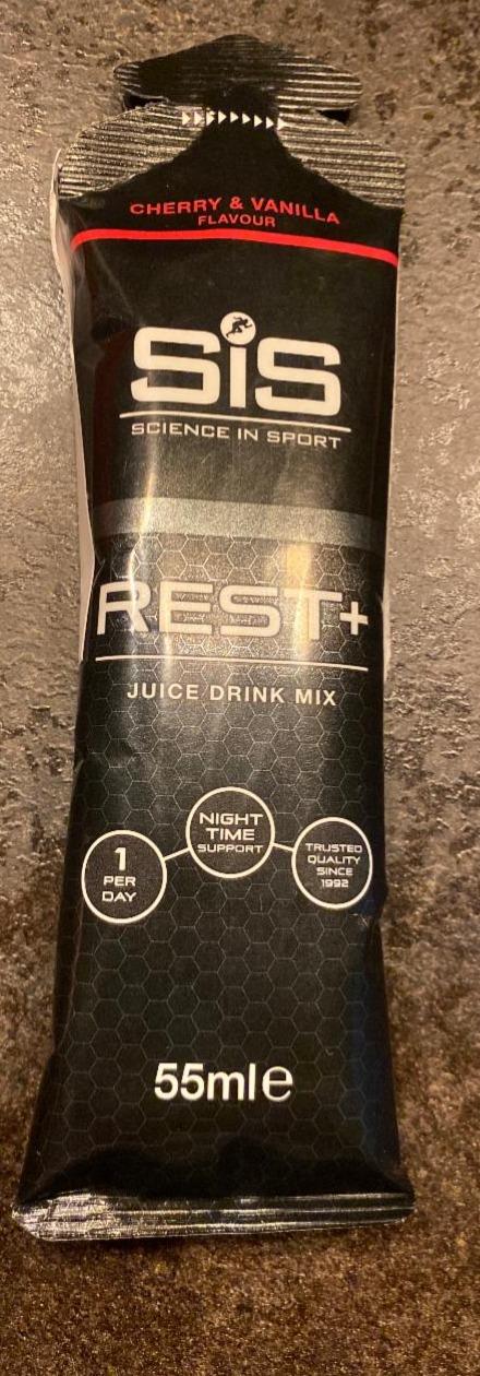 Fotografie - Rest+ Juice Drink Mix Cherry & Vanilla Flavour SIS