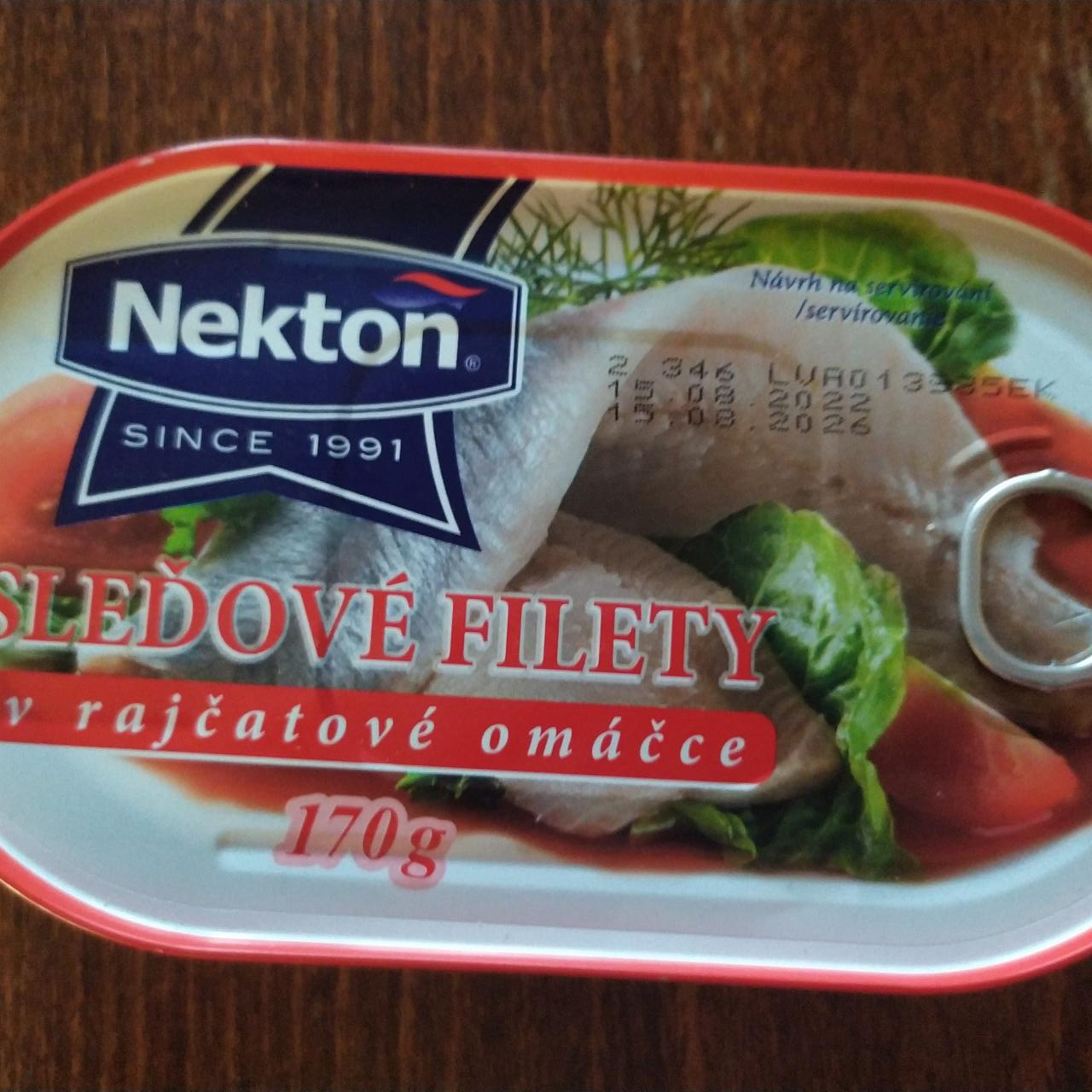 Fotografie - Sleďové filety v rajčatové omáčce Nekton