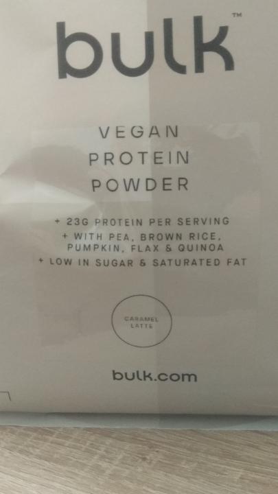 Fotografie - vegan proteinem caramel latte Bulk