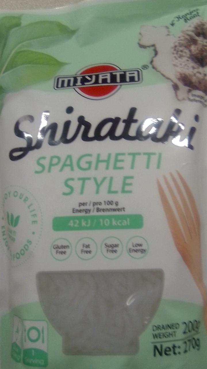 Fotografie - Shirataki Spaghetti Style Miyata