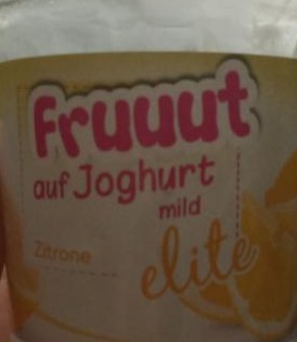 Fotografie - Fruut joghurt mild elite zitrone
