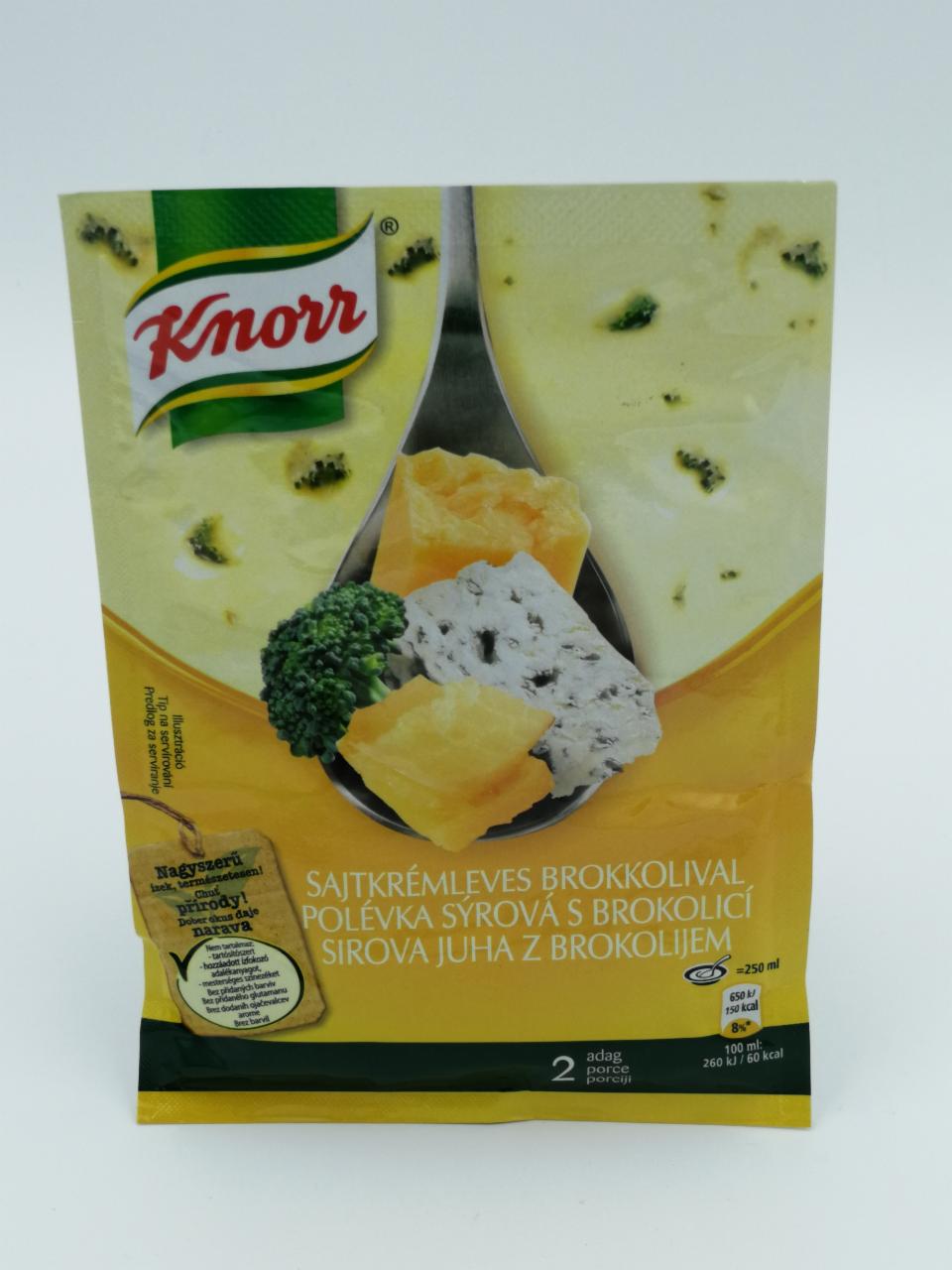 Fotografie - Sýrová polévka s brokolicí Knorr
