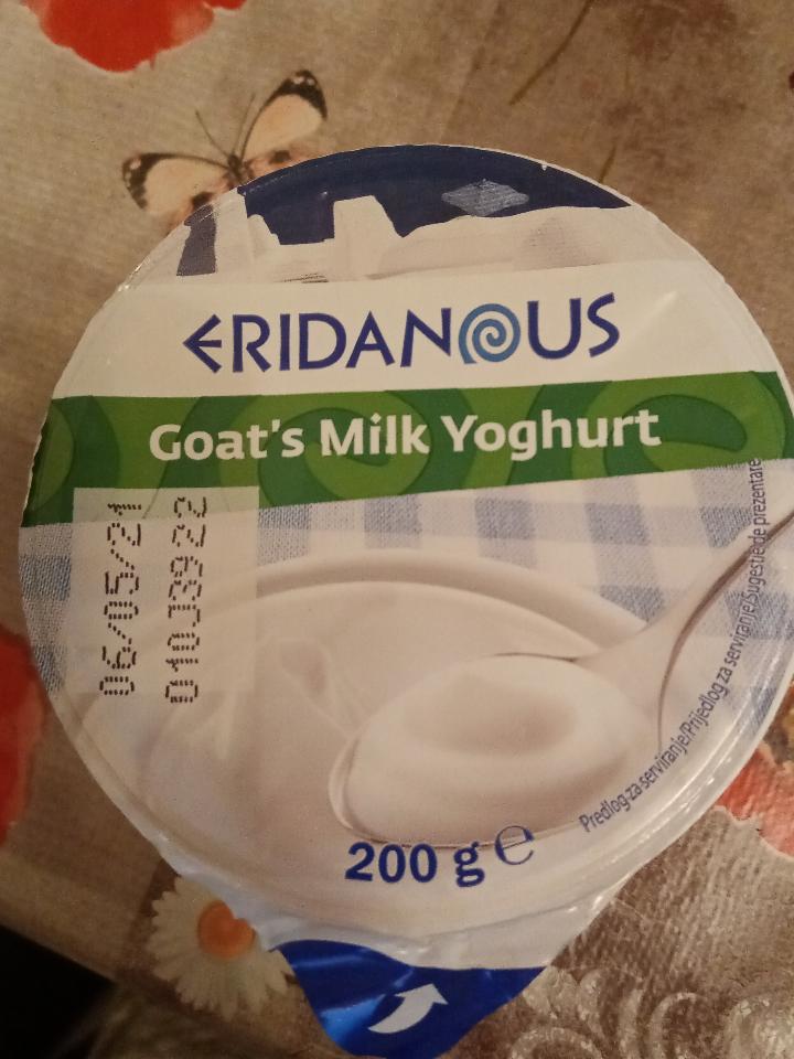 Fotografie - kozi jogurt Eridanous