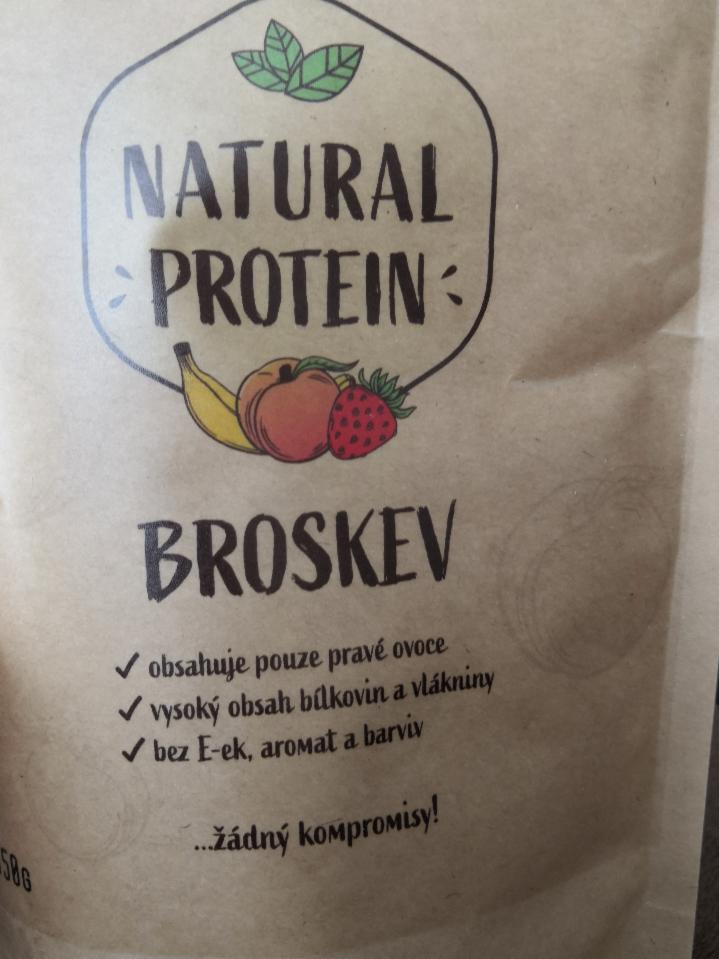 Fotografie - Držím dietu broskev Natural protein