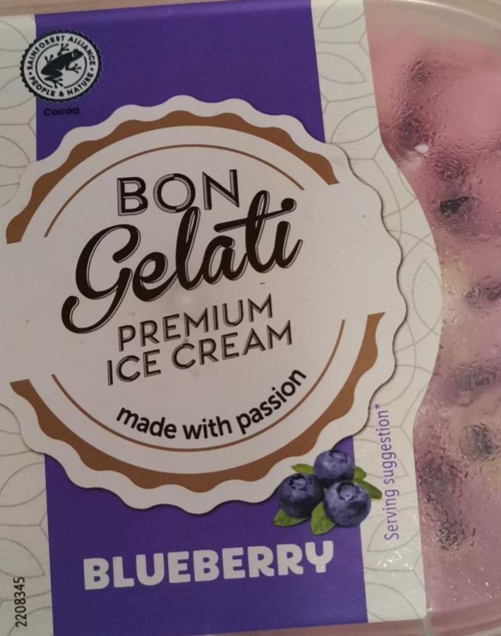 Fotografie - Premium ice cream blueberry Bon Gelati