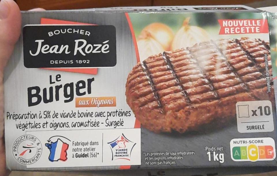 Fotografie - Le Burger aux oignons Jean Rozé