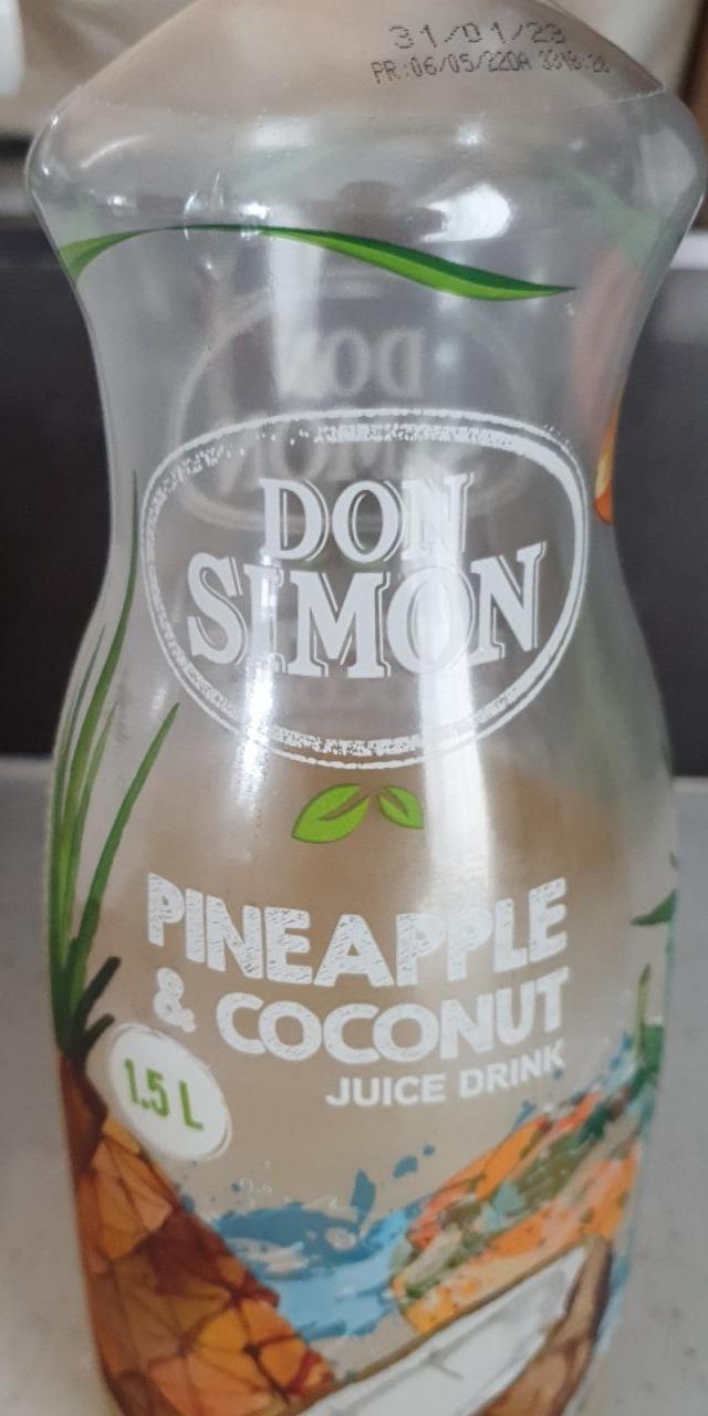 Fotografie - Pineapple & Coconut juice drink Don Simon