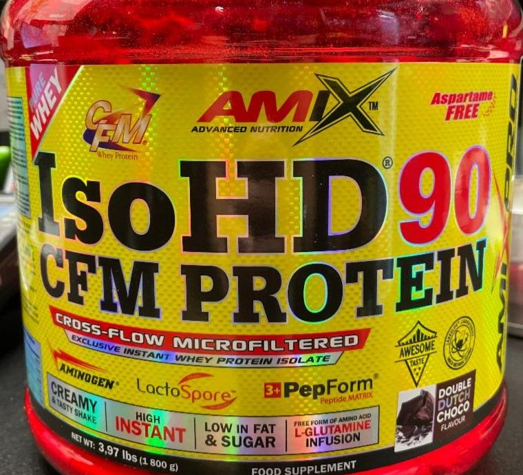 Fotografie - IsoHD CFM Protein double choco Amix