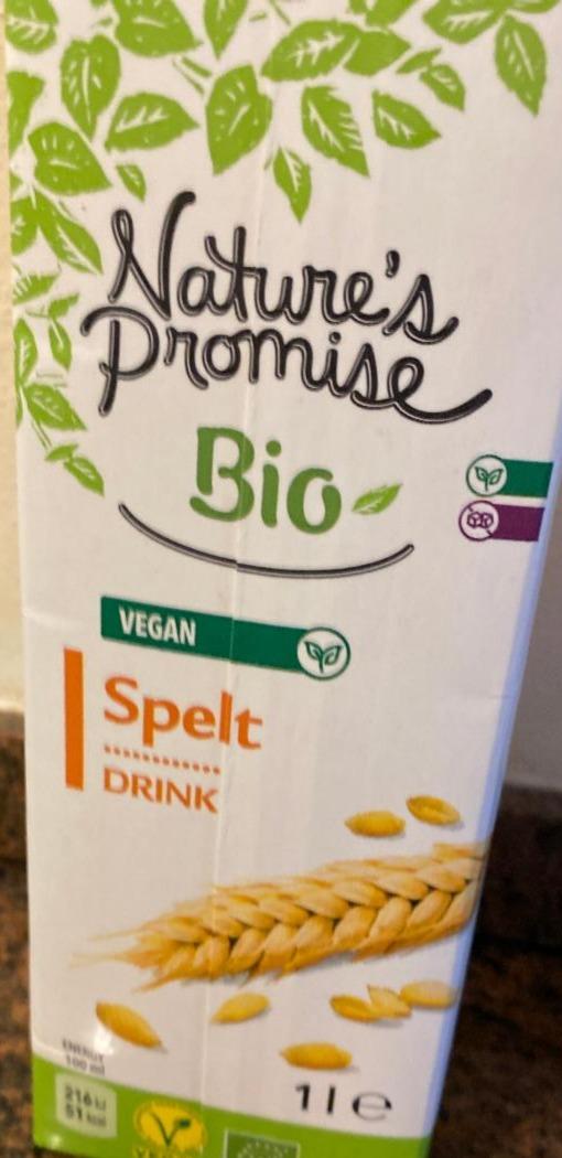 Fotografie - Spelt drink Bio (špaldový nápoj) Nature’s promise