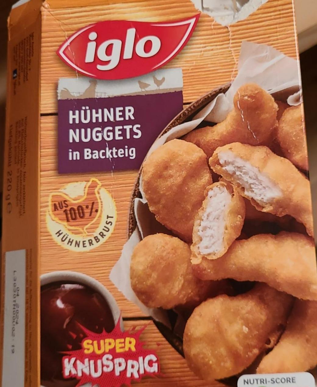 Fotografie - Hühner Nuggets in Backteig Iglo