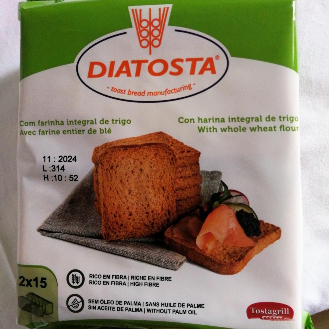 Fotografie - Toast with whole wheat flour Diatosta