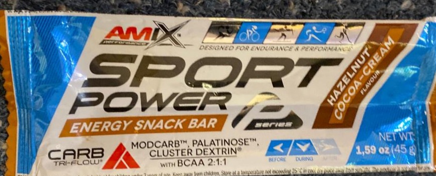 Fotografie - Amix Sport power energy snack bar ořech kakao
