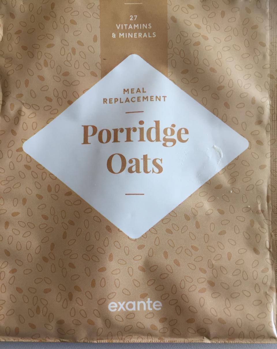 Fotografie - Porridge Oats Meal Replacement Exante