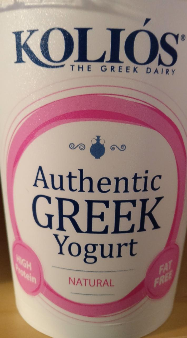 Fotografie - Authentic Greek Yogurt High Protein Natural Koliós