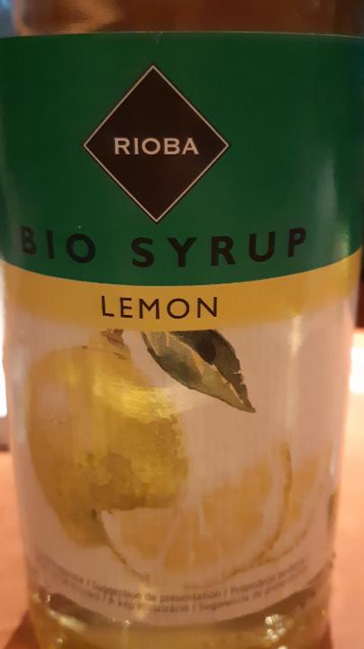 Fotografie - bio syrup Lemon