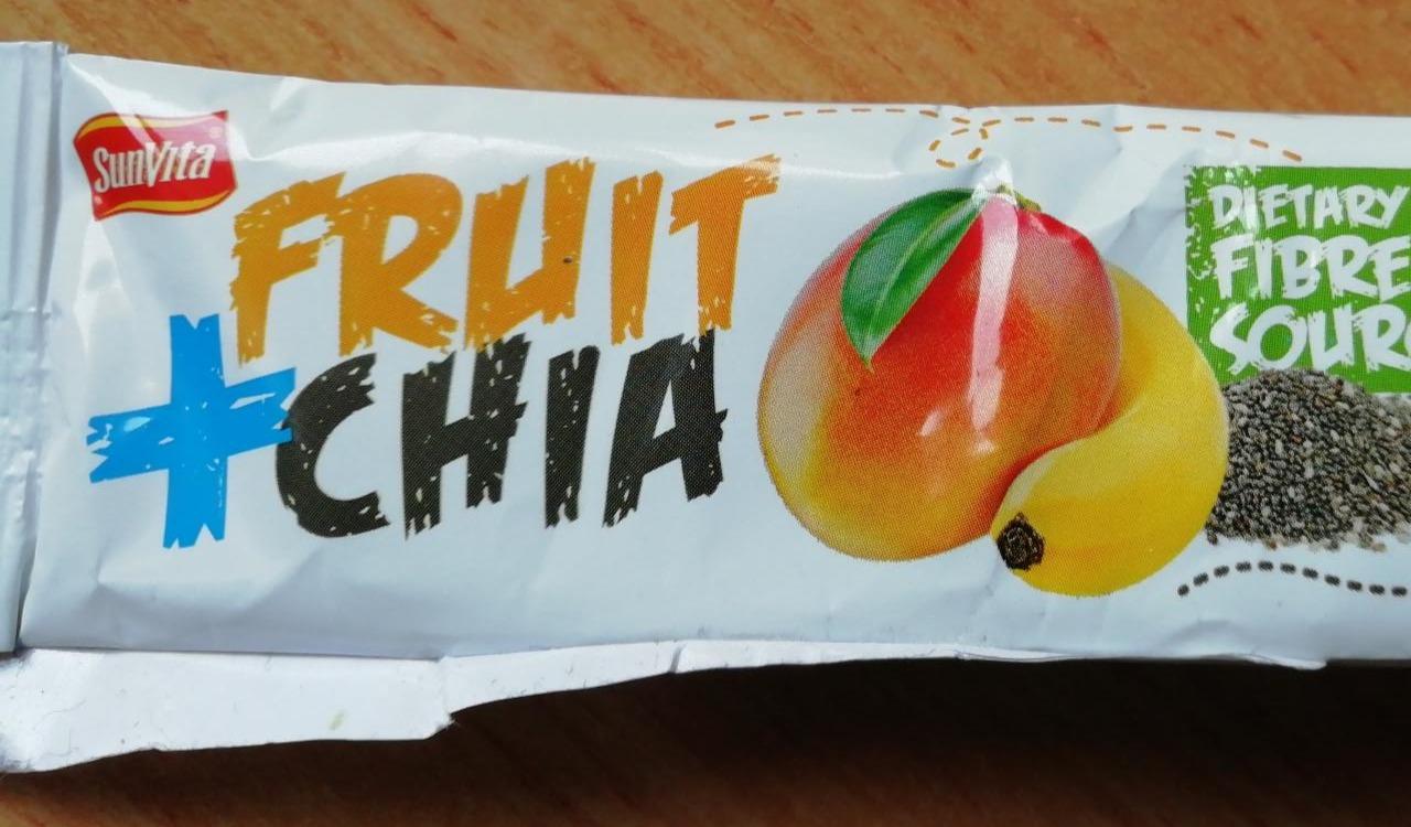 Fotografie - Ovocná tyčinka Fruit + Chia SunVita