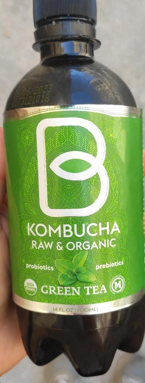 Fotografie - Kombucha Raw & Organic Green Tea