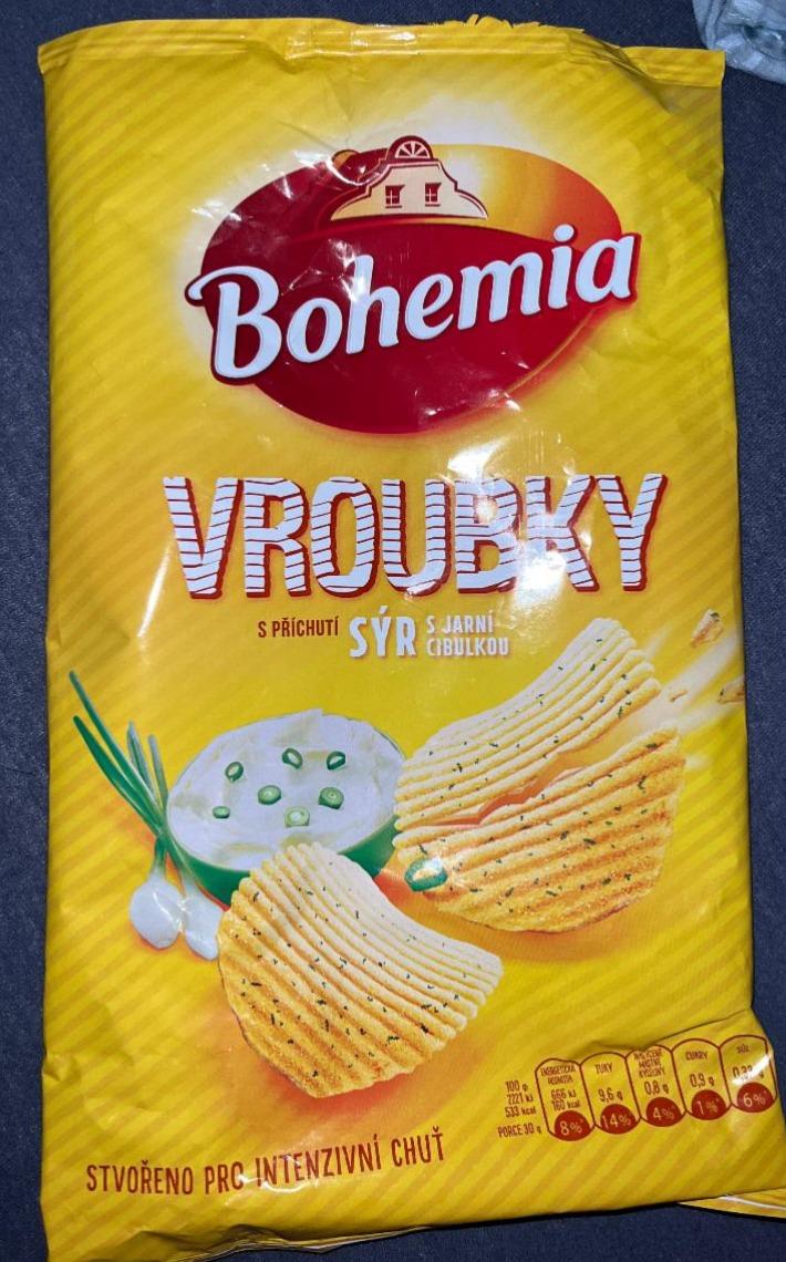 Fotografie - VROUBKY s příchutí sýr s jarní cibulkou Bohemia