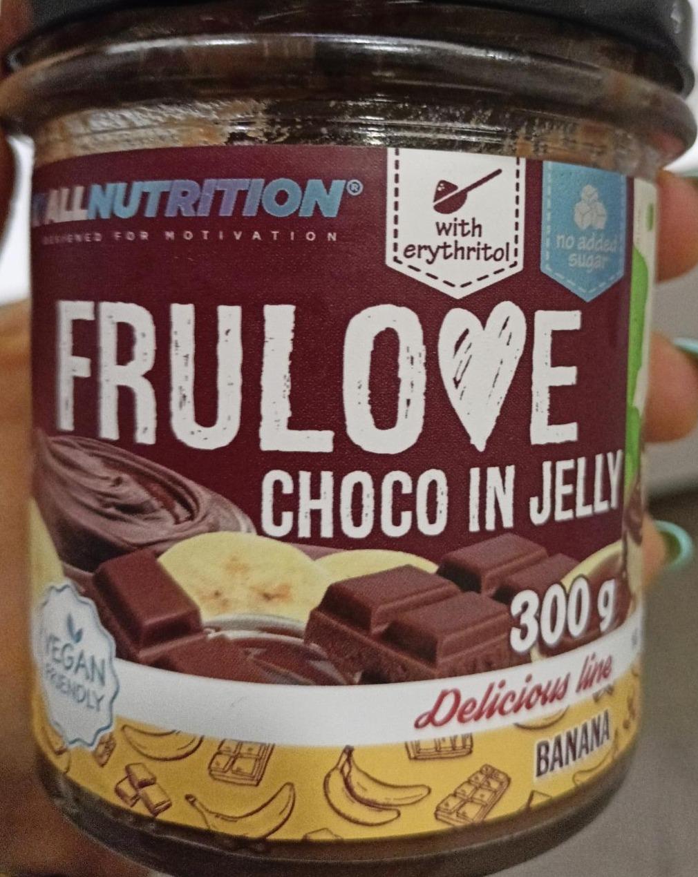 Fotografie - Frulove Choco in Jelly Banana Allnutrition