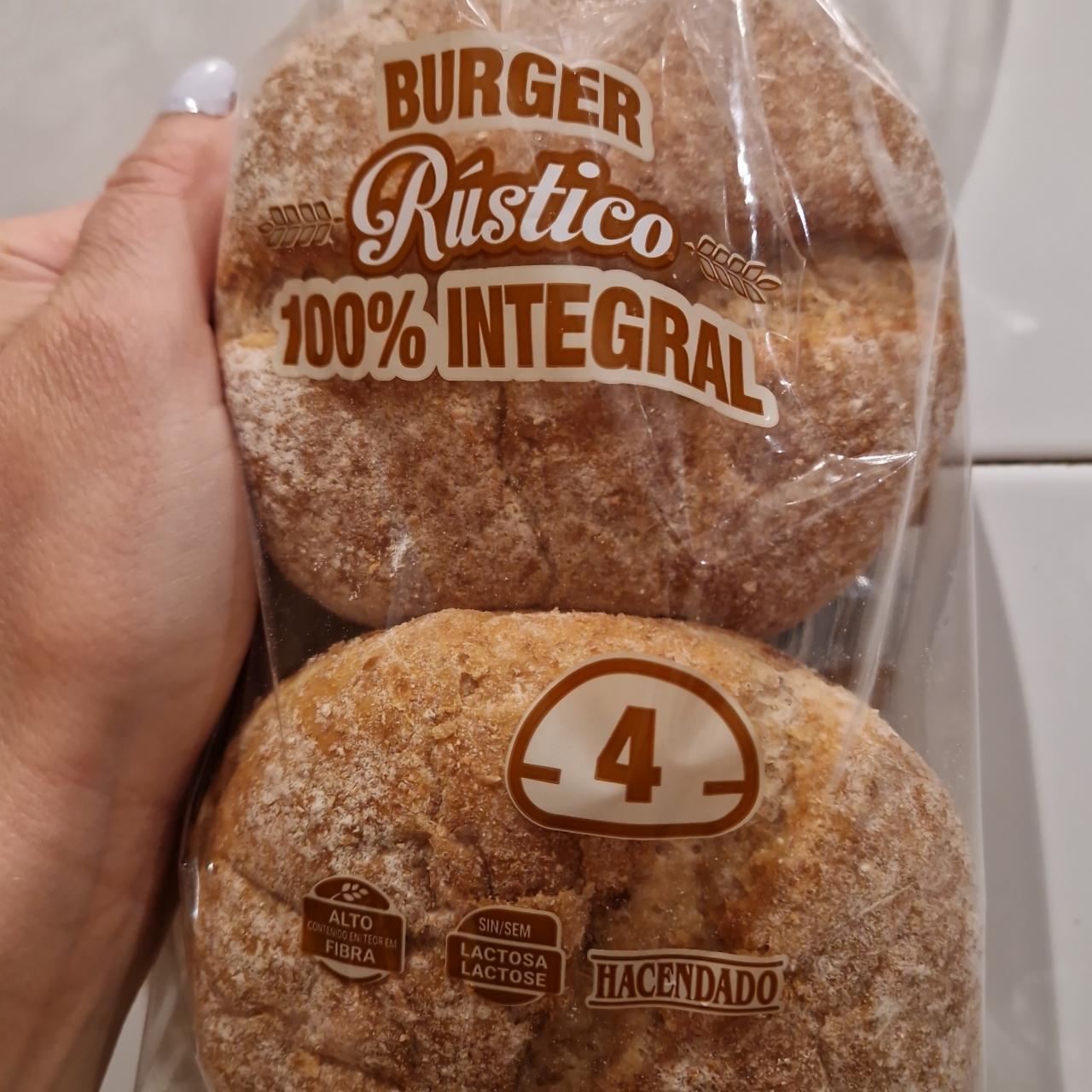 Fotografie - Burger Rústico 100% integral Hacendado