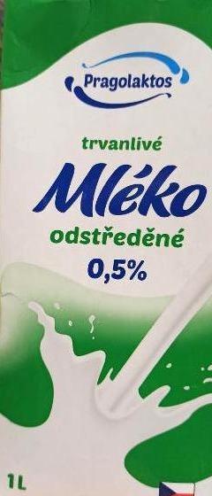 Fotografie - trvanlivé mléko odstředěné 0,5% Pragolaktos