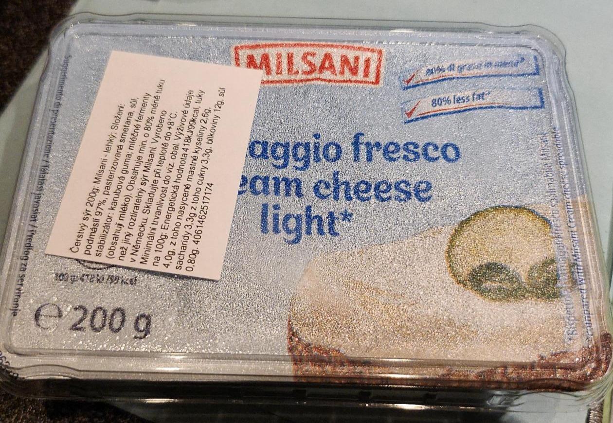 Fotografie - Formaggio fresco light Milsani