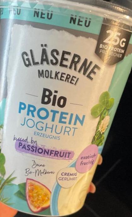Fotografie - bio joghurt passionfruit exotischfruchtig Gläserne Molkerei
