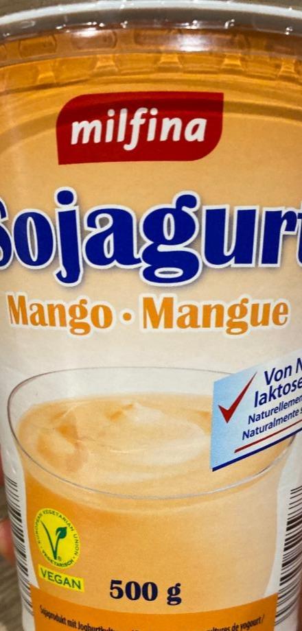Fotografie - sojagurt mango